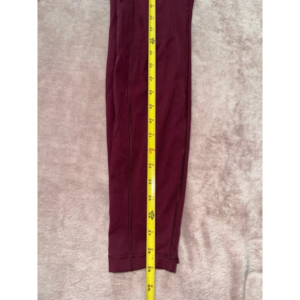 Lululemon Women's Speed Up Tight Red Maroon Full-On Luxtreme‎ Size 8 Tall - Picture 11 of 11